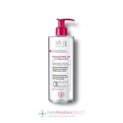 SVR Sensifine AR Eau Micellaire Nettoyant Démaquillant Apaisant Anti-Rougeurs Visage Yeux et Lèvres 400ml