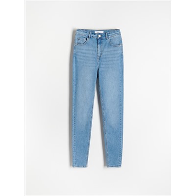 Slim-Jeans mit hoher Leibhöhe