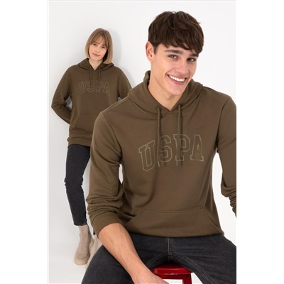 Erkek Haki Basic Sweatshirt