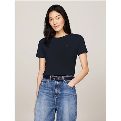 Tommy Hilfiger Slim Fit Ribbed Crewneck T-Shirt