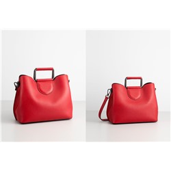 Bolso de piel Dalia Rojo