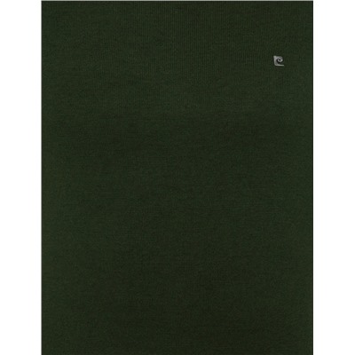 Yeşil Slim Fit Bisiklet Yaka Basic Triko Kazak