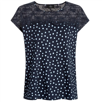 Damen T-Shirt mit Spitze