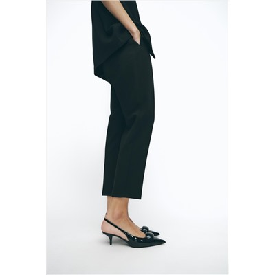 SLINGBACKS WITH HEEL DETAIL
