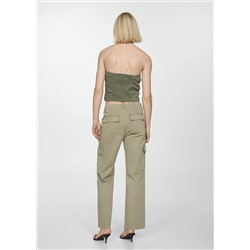Jeans cargo bolsillos
