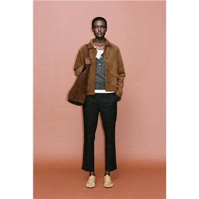 FAUX SUEDE JACKET