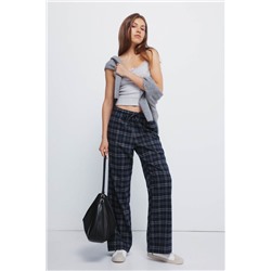 Pantalones jogger cuadros