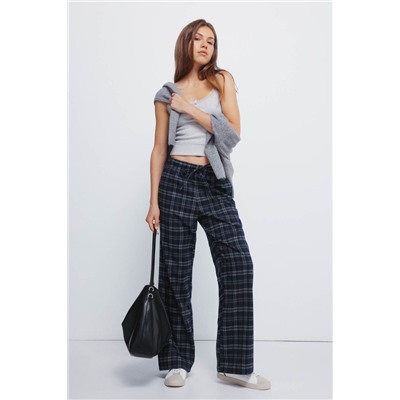 Pantalones jogger cuadros