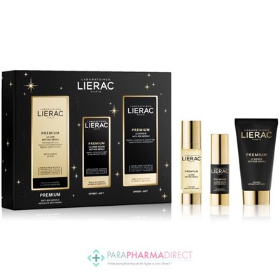 Lierac Premium - Coffret Noël - La Cure 30ml + La Crème Regard 15ml & Le Masque 75ml OFFERTS