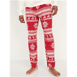 Printed Flannel Pajama Pants for Men