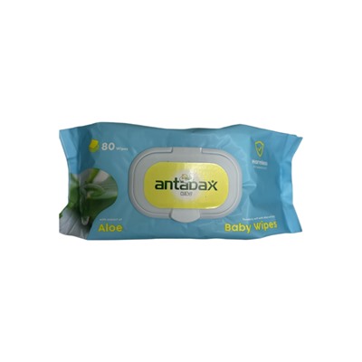 Салфетки влажные Детские Алоэ вера Antabax 80шт.