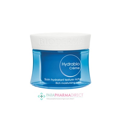 Bioderma Hydrabio Crème Soin Hydratant Texture Riche 50ml
