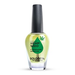 [SOLOMEYA] Масло для кутикулы и ногтей СЕМЕНА КОНОПЛИ с витаминами Cuticle Oil Hemp Seed, 9 мл