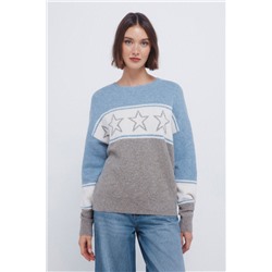 Jersey intarsia estrellas