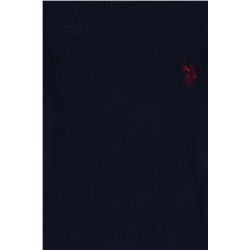 Erkek Çocuk Lacivert Basic Bisiklet Yaka Kazak