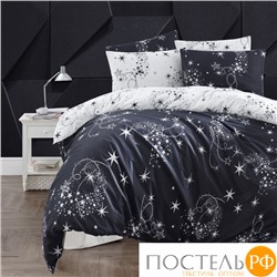 Постельное белье "Карвен" ранфорс 1,5 спальн. Glare Navy Blue