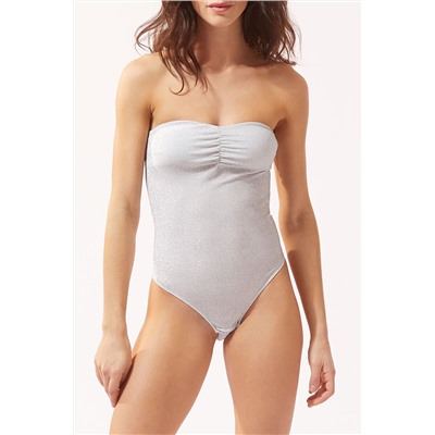 Body bustier Dancing Queen Plateado jaspeado