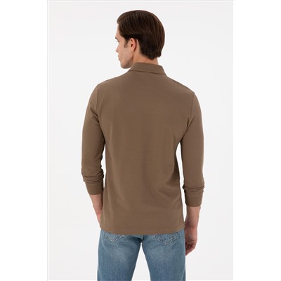 Erkek Haki Sweatshirt