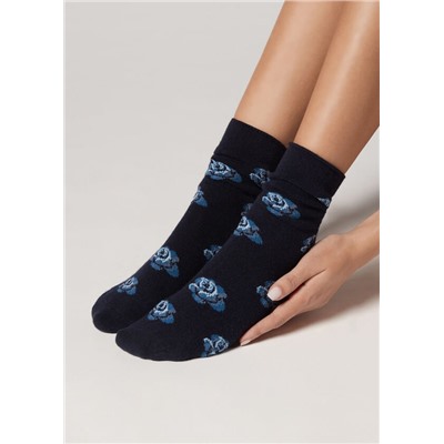 Kurze Socken mit Cashmere