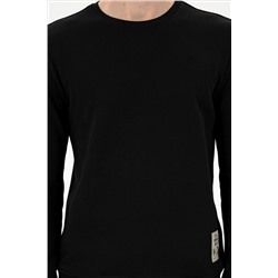 Erkek Siyah Sweatshirt