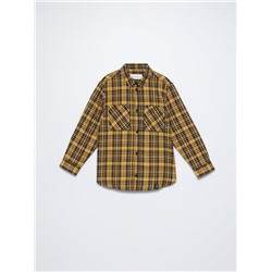 Long sleeve checked shirt