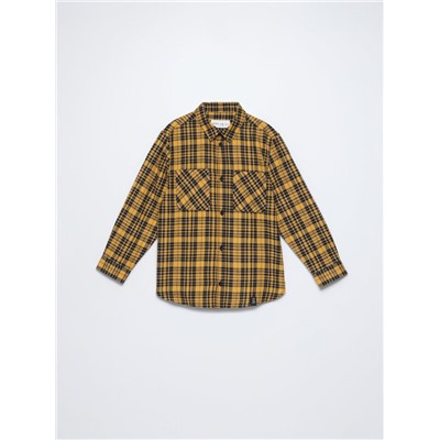 Long sleeve checked shirt