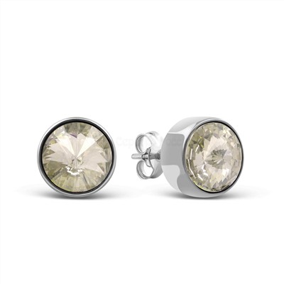 Подвеска из серебра с кристаллом Swarovski Silver Shade родированная 925 пробы CP-6906-2-SER