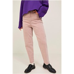 Vaquero mom Gris-rosa