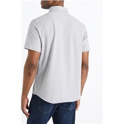 Camisa regular fit - Gris