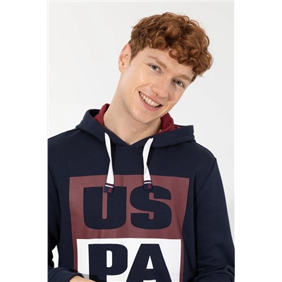 Erkek Lacivert Kapüşonlu Sweatshirt