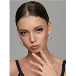 Кольцо из серебра родированное - Змеи 925 пробы К50094