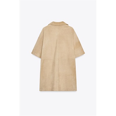SUEDE LEATHER DRESS ZW COLLECTION LIMITED EDITION