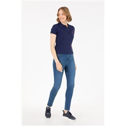 Kadın Mavi Skinny High Waist Fit Jean Pantolon
