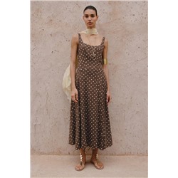 POLKA DOT MIDI DRESS