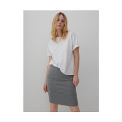 Rock aus Jacquard-Jersey