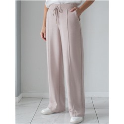 Брюки прямые из премиального футера двухнитки с эластаном