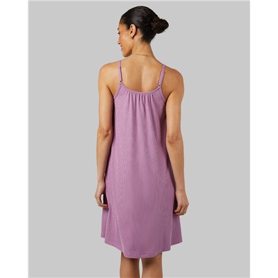 WOMEN'S SOFT RIB FLOWY BRA DRESS