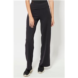 Pantalón regular fit cintura alta - Negro
