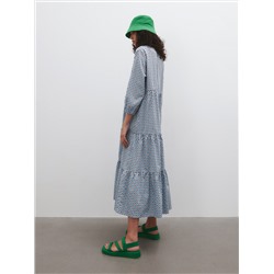 Gemustertes Maxikleid