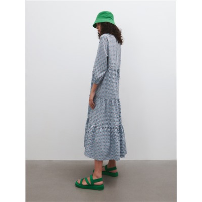 Gemustertes Maxikleid