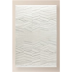 Annot Halı - Beyaz/Gri - 155x225 cm