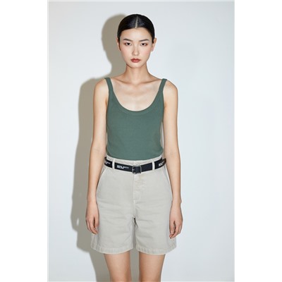 Crop top Caqui