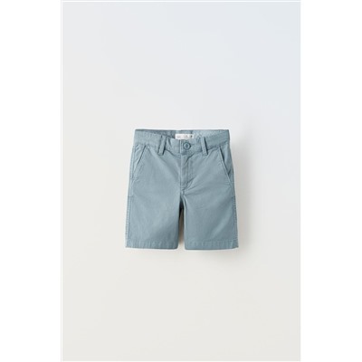 PLAIN CHINO BERMUDA SHORTS