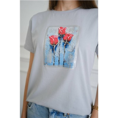 Футболка с  3D элементами  PREMIUM COTTON