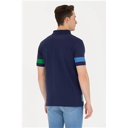 Erkek Lacivert Polo Yaka Tişört