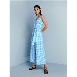 Jumpsuit aus Leinenmischung