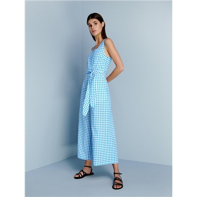 Jumpsuit aus Leinenmischung
