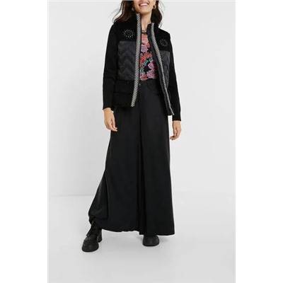 Chaqueta corta slim texturas