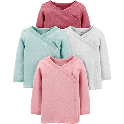4-Pack Side-Snap Tees