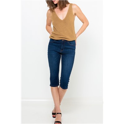 Pantalón pirata Azul oscuro